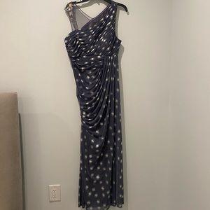 Women’s Navy & Silver Evening Gown